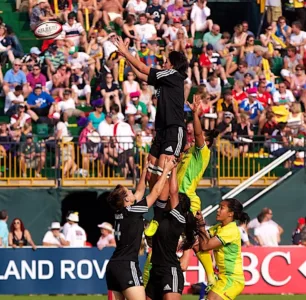 What is a lineout in rugby